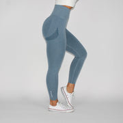 Booty Goals Scrunch Bum Seamless Leggings Blue