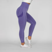 Booty Goals Scrunch Bum Seamless Leggings Purple