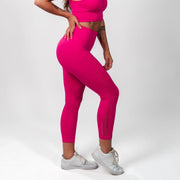 Bella Seamless 7/8 High Waisted Leggings Pink