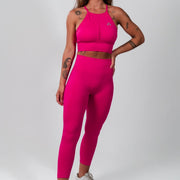 Bella Seamless 7/8 High Waisted Leggings Pink