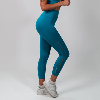 Unleash Your Power Seamless Leggings Blue – Gymland Sportswear