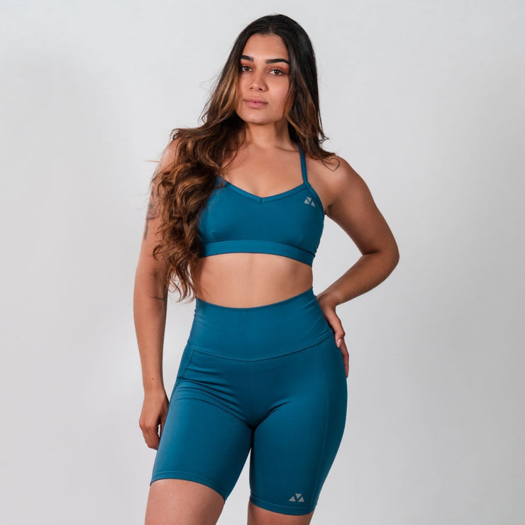 Contour Sports Bra Blue