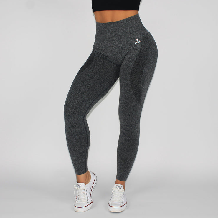 Glow Up Seamless Leggings Dark Grey – Gymland Sportswear
