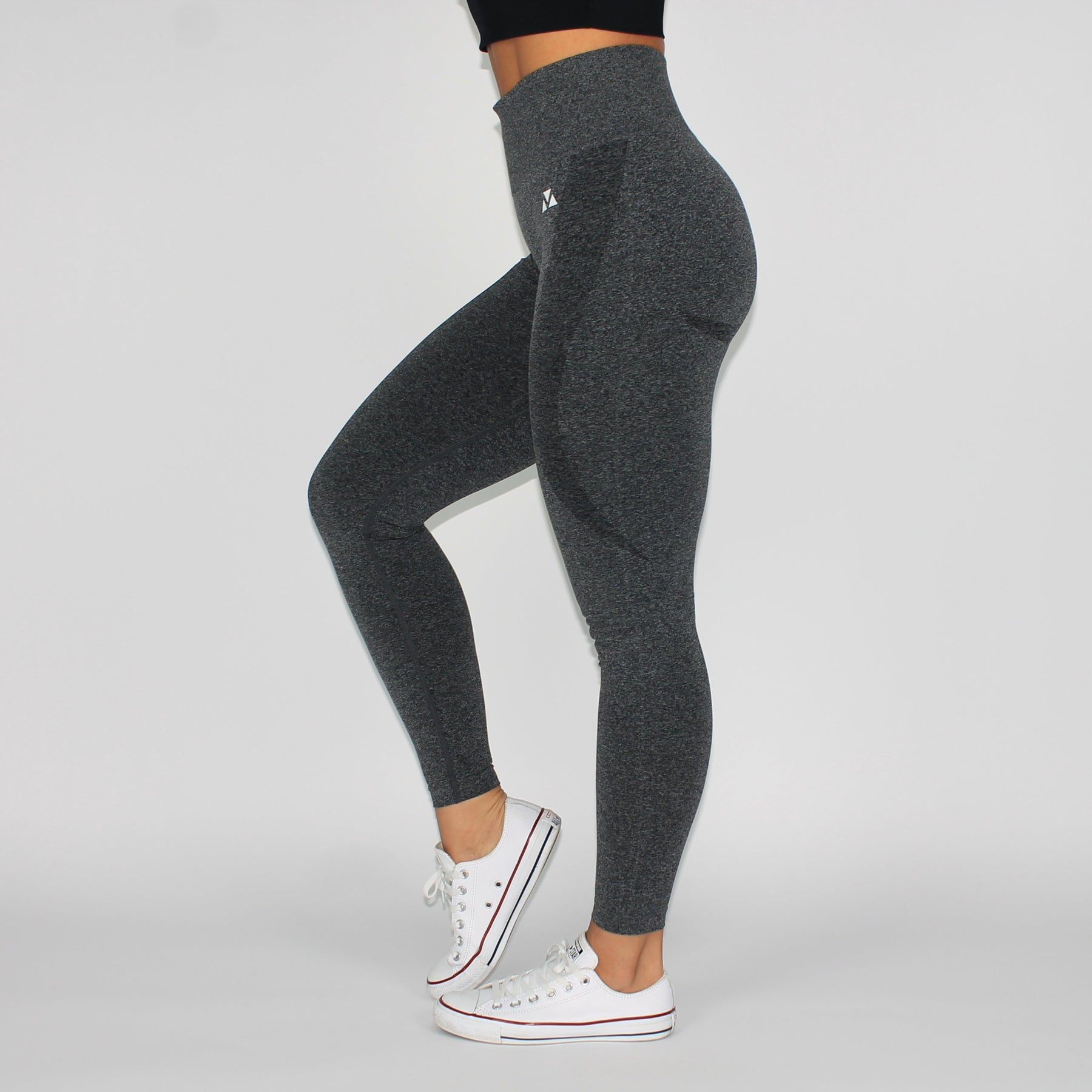 Glow Up Seamless Leggings Dark Grey – Gymland Sportswear