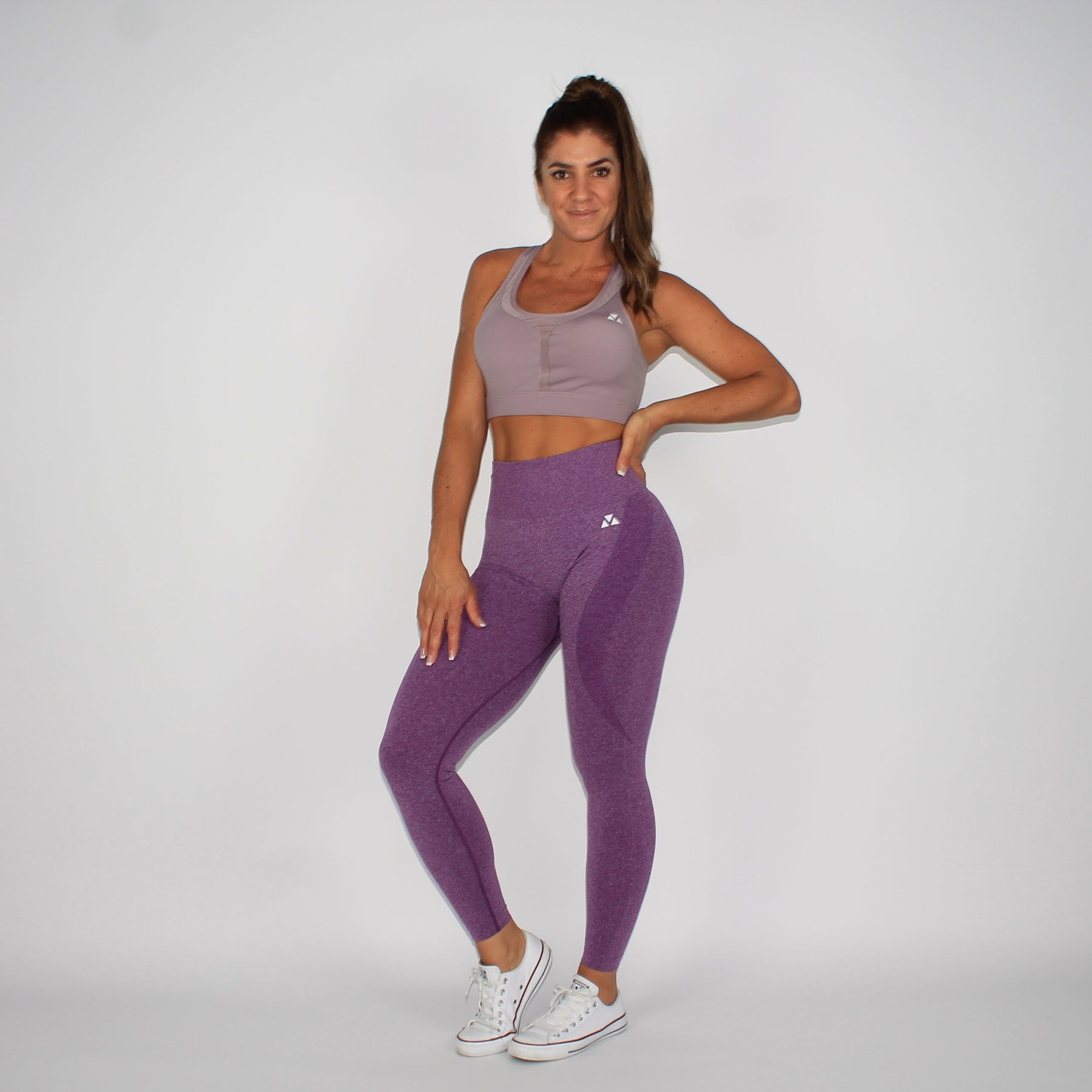 Purple Leggings Seamless Activewear