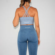 High Impact Queen Sports Bra Blue