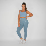 High Impact Queen Sports Bra Blue