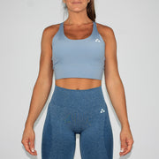 High Impact Queen Sports Bra Blue