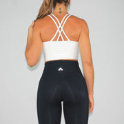 High Impact Queen Sports Bra White