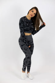 Standout Camo Seamless Leggings Black